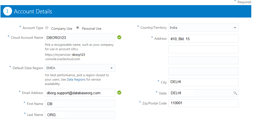 Account details. Пример account details. Oracle cloud Singapore account. Account details Spring.